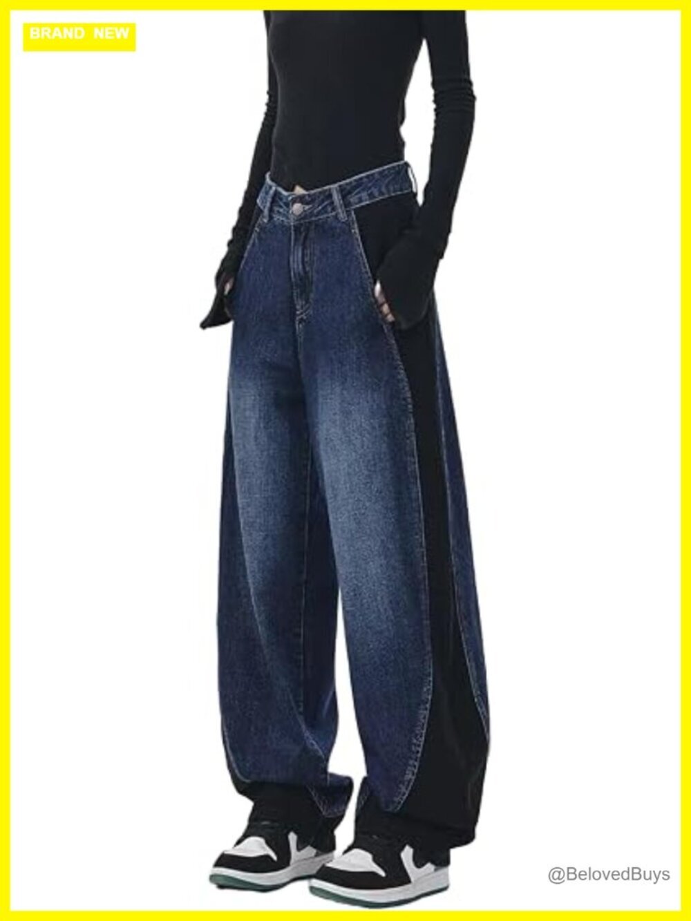 Wide Leg Baggy Boyfriend Jeans Streetwear Vintage Denim Pants